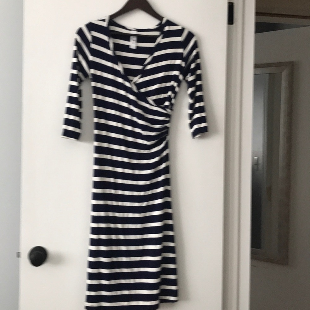 Yala Navy and cream dress